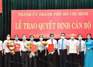 Điều động nhiều nhân sự từ các quận về Thành ủy TP. Hồ Chí Minh