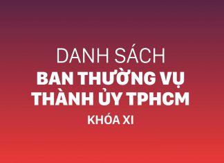 Danh sách 16 Ủy viên Ban Thường vụ Thành ủy TP.HCM khóa XI