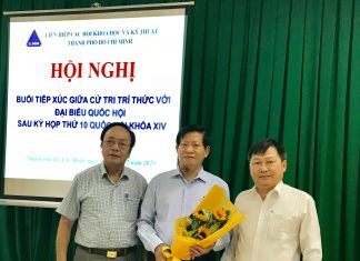 Liên hiệp các Hội Khoa học và Kỹ thuật TPHCM tổ chức buổi tiếp xúc cử tri trí thức với đại biểu Quốc hội (sau kỳ họp thứ 10 Quốc hội khóa XIV)