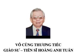 Vô cùng thương tiếc Giáo sư, Tiến sĩ Hoàng Anh Tuấn!