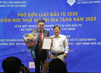 Liên hiệp các Hội Khoa học và Kỹ thuật TP. Hồ Chí Minh tổ chức hội thảo về Luật đầu tư, Thuế giá trị gia tăng và ra mắt Trung tâm Nghiên cứu, Tư vấn Đầu tư Bất động sản TP. Hồ Chí Minh