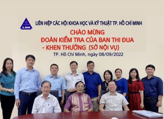 Liên hiệp các Hội Khoa học và Kỹ thuật TP. Hồ Chí Minh tiếp Đoàn Kiểm tra Ban Thi đua – Khen thưởng (Sở Nội vụ)