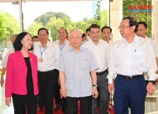 Tổng Bí thư Nguyễn Phú Trọng thăm và làm việc với Thành ủy TPHCM