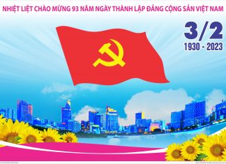 Chào mừng kỷ niệm 93 năm Ngày thành lập Đảng Cộng sản Việt Nam (03/02/1930 – 03/02/2023)
