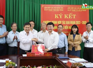 Liên hiệp Hội TP. Hồ Chí Minh và Liên hiệp Hội tỉnh Đắk Nông ký kết chương trình hợp tác