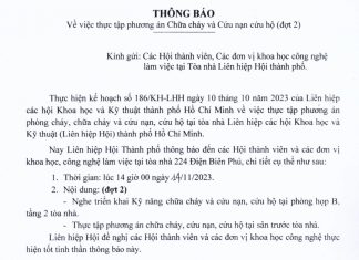 Kế hoạch tổ chức thực hành và diễn tập phòng cháy chữa cháy (Đợt 2 – 2023)