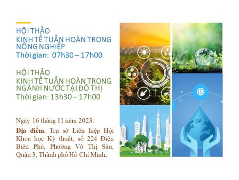 Sắp diễn ra hai Hội thảo về kinh tế tuần hoàn