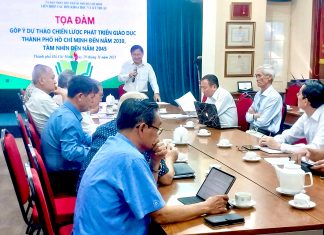 Tọa đàm “Góp ý dự thảo chiến lược phát triển giáo dục Thành phố Hồ Chí Minh đến năm 2030, tầm nhìn đến năm 2045”