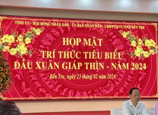 Bến Tre: Họp mặt trí thức tiêu biểu đầu xuân Giáp Thìn năm 2024