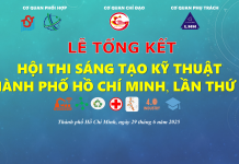 32 Giải pháp đạt giải Hội thi Sáng tạo Kỹ thuật TP.HCM lần thứ 28