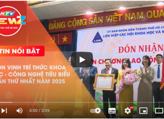 HTV9 đưa tin về Lễ Kỷ niệm Ngày Khoa học và Công nghệ Việt Nam tại Liên hiệp các Hội Khoa học và Kỹ thuật TP. Hồ Chí Minh năm 2025