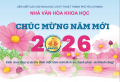 Nhà Văn hóa Khoa học chúc mừng năm mới 2026!