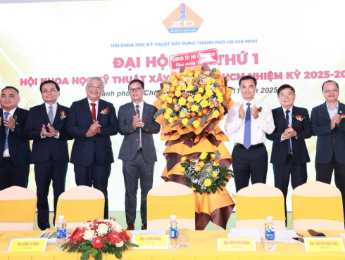 Hội Khoa học Kỹ thuật Xây dựng TP.HCM tổ chức Đại hội đại biểu nhiệm kỳ I (2025–2030)