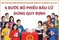 Bầu cử Quốc hội và Hội đồng nhân dân: 6 bước bỏ phiếu bầu cử đúng quy định