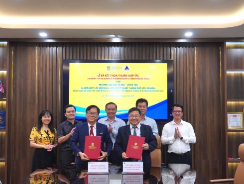 Trường Đại học Bà Rịa-Vũng Tàu và Liên hiệp các Hội Khoa học và Kỹ thuật TP. Hồ Chí Minh ký kết thỏa thuận hợp tác