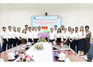 Ban Tuyên giáo và Dân vận Thành ủy TP. Hồ Chí Minh thăm, chúc mừng Ngày Khoa học Công nghệ và Đổi mới Sáng tạo Việt Nam 18/5